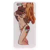 Rose Tattoo Woman Design Soft Case for iPhone 6