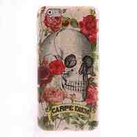 Skull with Feather Design Hard Case for iPhone 6