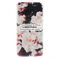 Elegant Flower Design Hard Case for iPhone 6