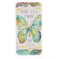 Green Butterfly Design Hard Case for iPhone 6