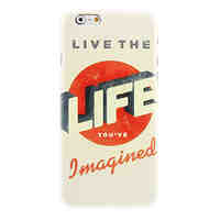 Life Pattern Hard Case for iPhone 6