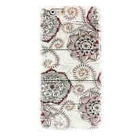 Retro Flower Design Hard Case for iPhone 6