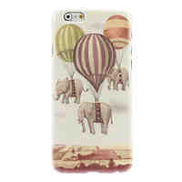 Fire Balloon and Elephant Design Hard Case for iPhone 6