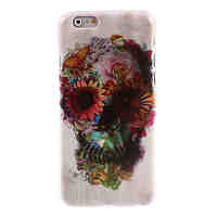 Flower and Skull Design Hard Case for iPhone 6 Plus