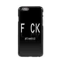 FUCK Design Aluminum Hard Case for iPhone 6