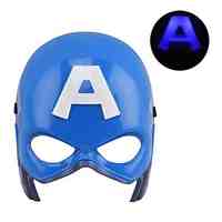 Cool Luminous LED Captain America Mask for Halloween