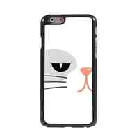 Lovely Cat Design Aluminum Hard Case for iPhone 6 Plus