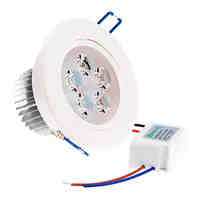 Dimmable 5W 5xHigh Power LED 350LM 6000K Cool White Light LED Ceiling Bulb(AC 220-240)