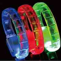 Hallowmas Christmas Party LED Flash Bracelet Toys(Random Color)