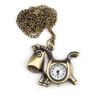 Stainless Steel Pocket Watch with Chain