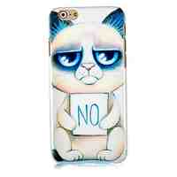 Cartoon Cat Pattern Hard Back Case for iPhone 6