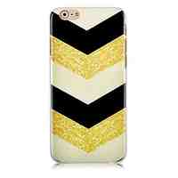 Contrast Color Line Pattern Hard Back Case for iPhone 6