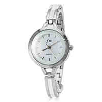 Women's Quartz Silver Alloy Band Analog Wrist Watch