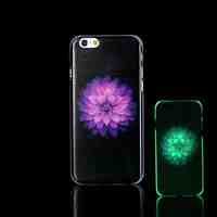 Flower Pattern Glow in the Dark Hard Case for iPhone 6