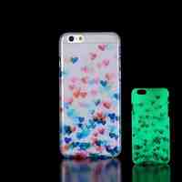 Heart Pattern Glow in the Dark Hard Case for iPhone 6