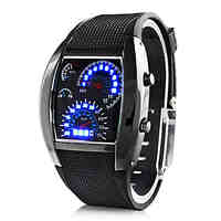 Personalized Fashionable Men's Watch Sports Speedometer Style LED Digital