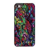 Colorful Leaves Design Aluminium Hard Case for iPhone 5/5S