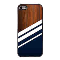 Black Stripe Design Aluminium Hard Case for iPhone 5/5S