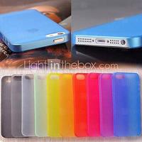 0.3mm Ultrathin Scrub Back Case for iPhone 5/5S (Assorted Color)