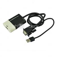 VGA To HDMI Converter 3.55MM Audio LED