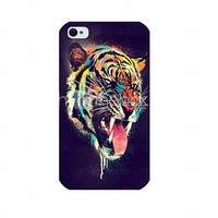 Tiger Pattern Back Case for iPhone 4/4S