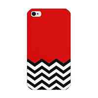 Colorful Line Pattern Back Case for iPhone 4/4S