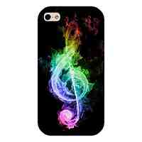 Colorful Musical Note Pattern Back Case For Iphone 4/4s