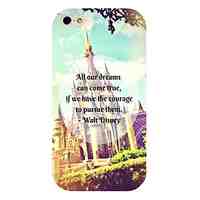 Castle Pattern Back Case for iphone 4/4S