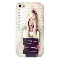 Jail Girl Pattern Back Case for iPhone 4/4S