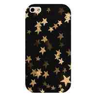 Gold Star Pattern Back Case for iPhone 4/4S