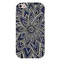 Black Flower Pattern Back Case for iPhone 4/4S