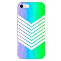 Gradual Change Color Navy Pattern Back Case for iPhone 6