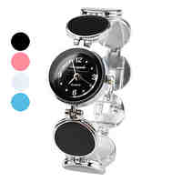 Alloy Band Quartz Bracelet Watch For Women