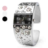 Alloy Band Quartz Bracelet Watch For Women