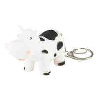 Cow Keychain with LED Flashlight and Sound Effects