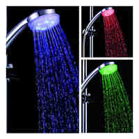 3-inch 6â€“LED Shower Head (Plastic Chrome Finish)