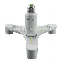 YouOKLight  E27 to 4E27 LED Bulbs Socket Adapter