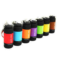 USB Powered Rechargeable Mini LED Flashlight (Assorted Colors)