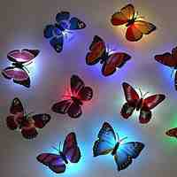 7 Color Changing Butterfly LED Night Light Lamp