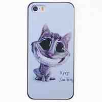 Cartoon Smile Cat Pattern Back Case for iPhone 5/5S