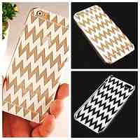 Wave Pattern Transparent Back Case for iPhone 6 Plus