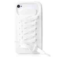 Lace Up One's Shoes Silicon Rubber Case Silicon Case for iPhone 4/4S (Assorted Color)