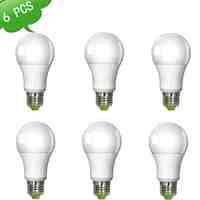 6PCS DUXLITE  A60 E27 12W(=Incan 100W) CRI>80 COB LED 1160LM 6000K Cool White Light LED Globe Bulb (AC 100-240V)