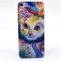 Colorful Cat Cartoon Pattern Hard Cover Case for iPhone 5C