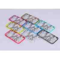 Camouflage Transparent TPU Back Case for iPhone 6 (Assorted Colors)