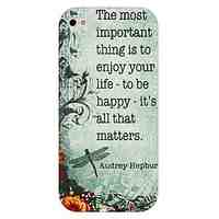 English Letter Pattern Hard Back Case for iPhone 5/5S