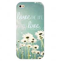 Daisy Pattern Hard Back Case for iPhone 4/4S