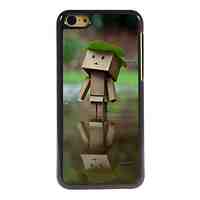 Wooden Man Design Aluminum Hard Case for iPhone 5C