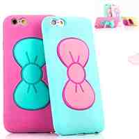 Butterfly Knot Bracket Soft Case for iPhone 5/5S (Assorted Colors)