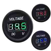 Automobile Motorcycle DC 12V to 24V LED Digital Voltmeter